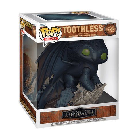 Ігрова фігурка Funko POP! серії Як приборкати дракона - Беззубик на скелі 86140 фото