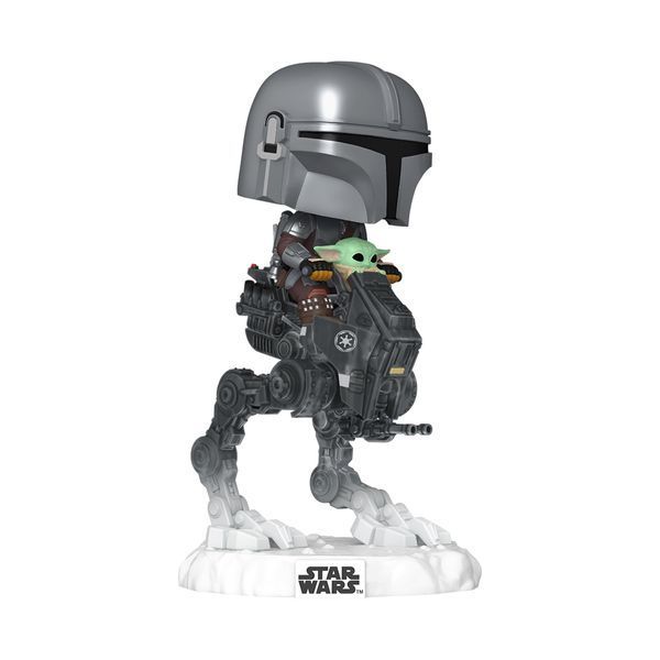 Ігрова фігурка Funko POP! Rides серії Мандалорець і Ґроґу - Мандо з Ґроґу на всюдиході 90812 фото